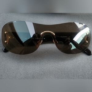 Gucci Vintage Rimless Shield Sunglasses Y2K